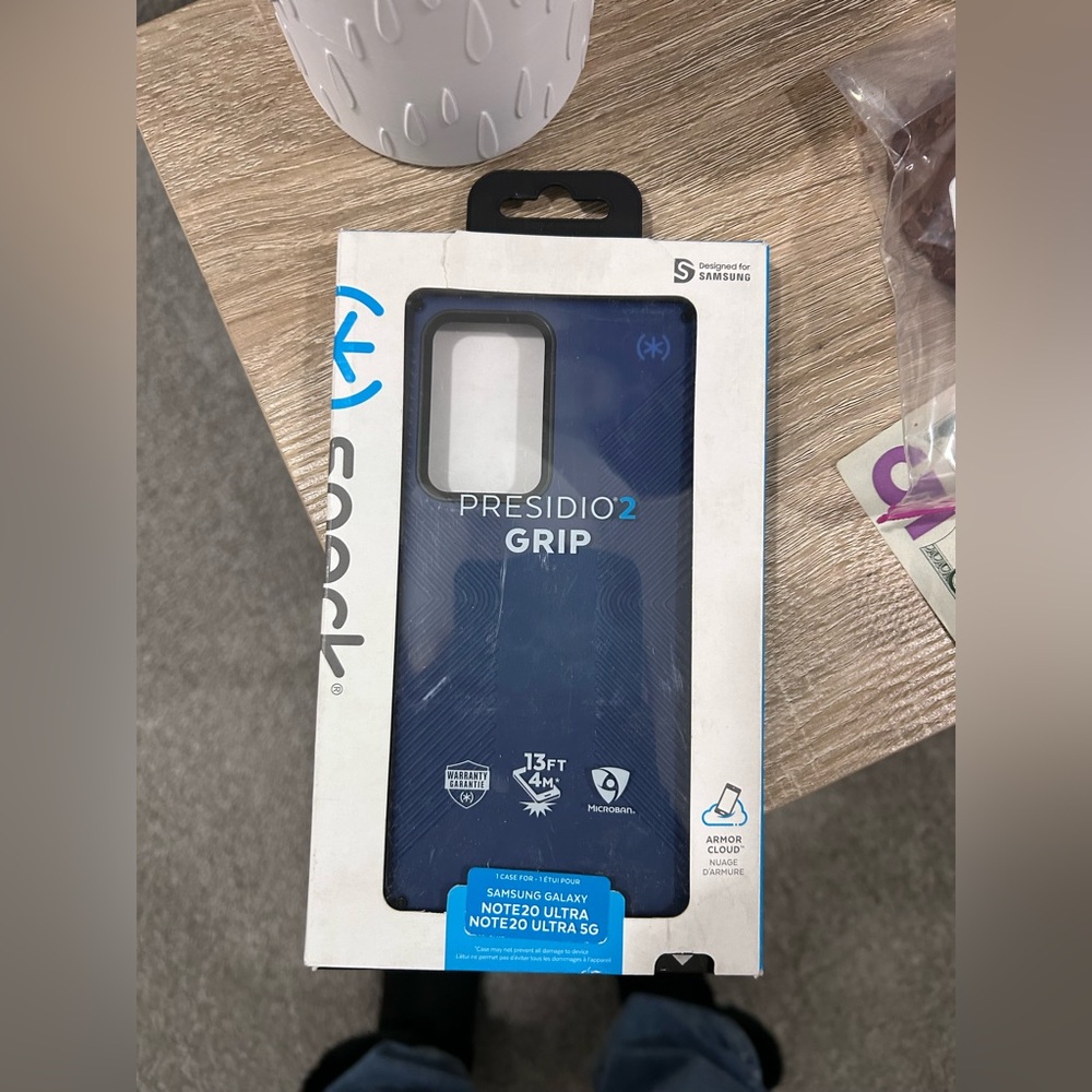 Speck Presidio2 Grip Case for Samsung Galaxy Note20 Ultra - Navy